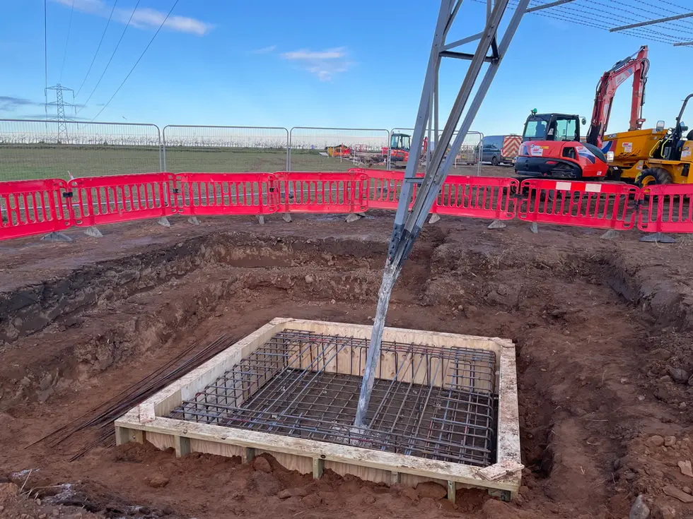 Transmission tower refurbishment